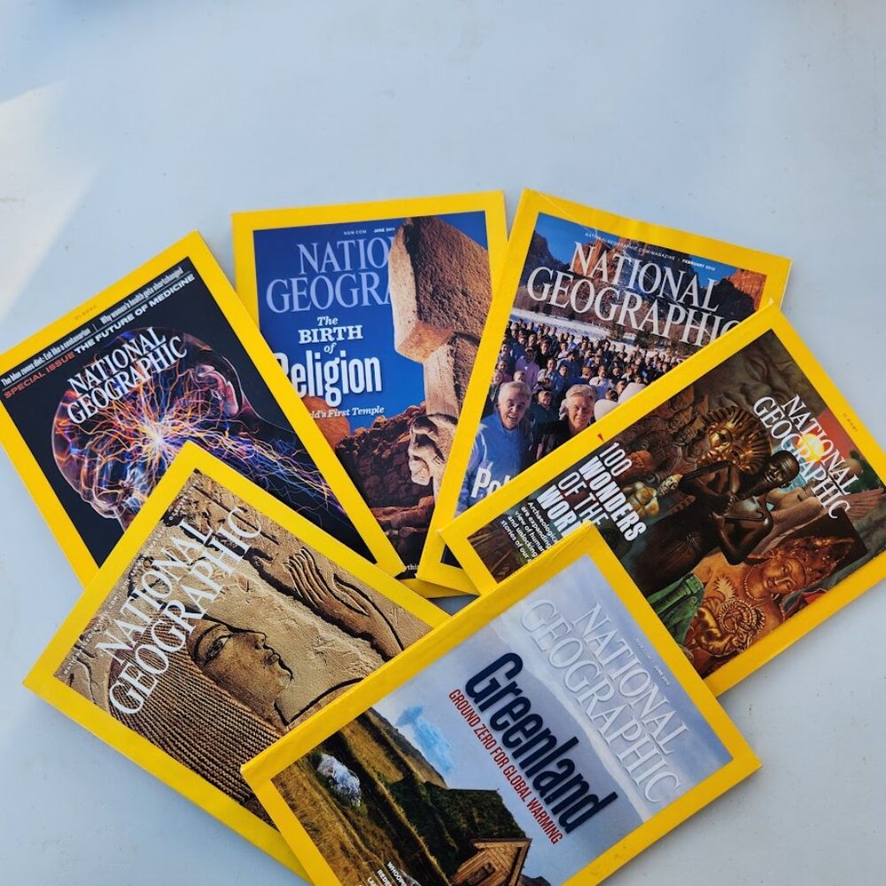 National Geographic Magazine Bundle Lot of 2 Magazines 1960 - 2024 Coffee table - Picture 9 of 13